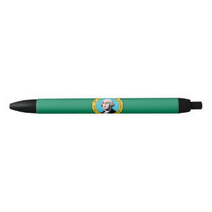 Washington State Flag Black Ink Pen