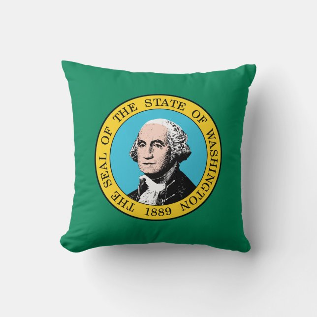 Washington State Flag Cushion (Front)