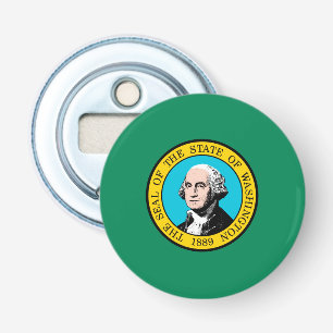 Washington State Flag Design Bottle Opener