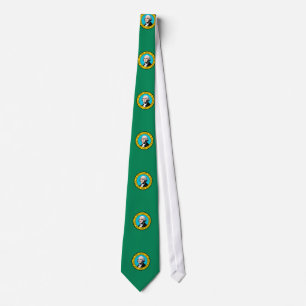 Washington State Flag Design Tie