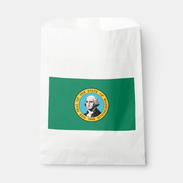 Washington State Flag Favour Bag (Front)