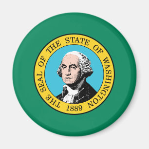 Washington State Flag Magnet