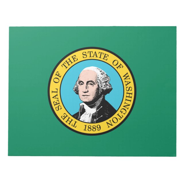 Washington State Flag Notepad (Front)