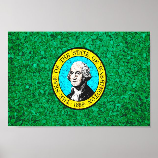 Washington State Flag Poster (Front)