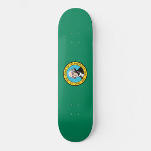 Washington State Flag Skateboard