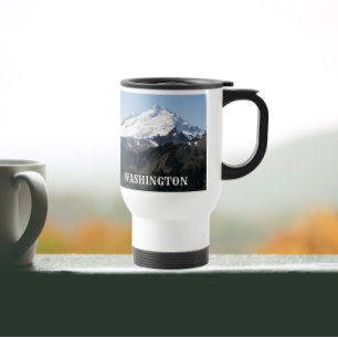 Washington State Mount Baker Photo Travel Mug