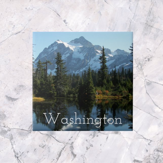 Washington State Mount Shuksan Landscape Tile (In Situ)