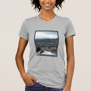 Washington State Poster Art T-Shirt