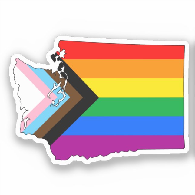 Washington State Pride LGBTQ Progress Pride (Front)
