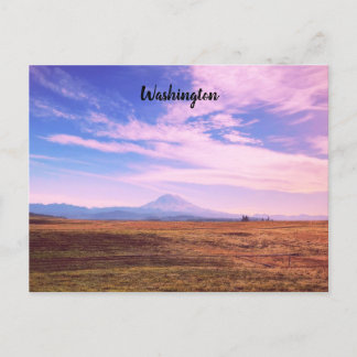 Washington State Sunset Postcard