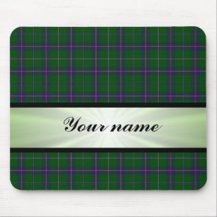 Washington State Tartan With Ribbon Mouse Pad