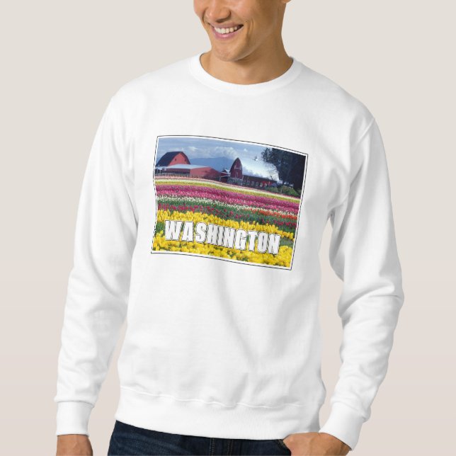 Washington State | Tulip Field Sweatshirt (Front)