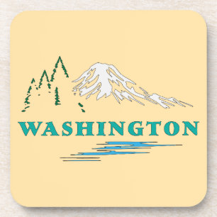 Washington State United States of America Coaster