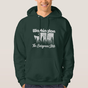 Washington The Evergreen State Hoodie