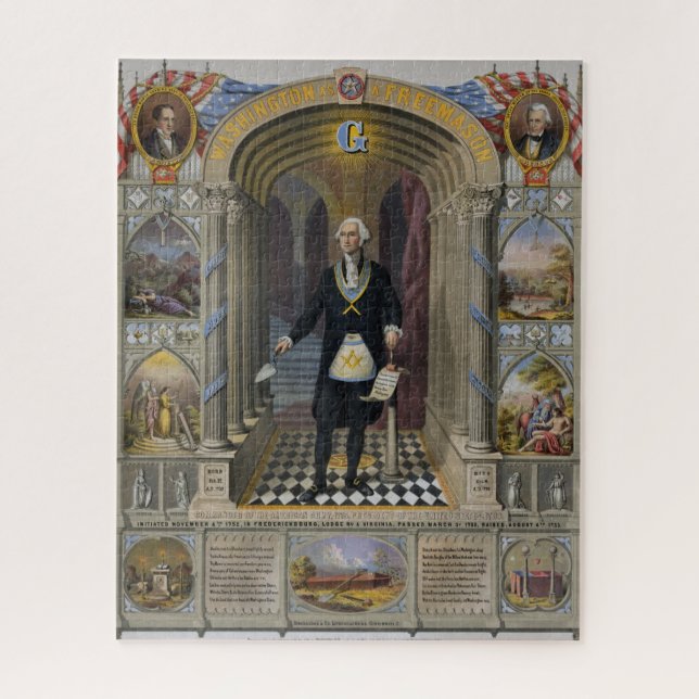 Washington The Mason Jigsaw Puzzle (Vertical)