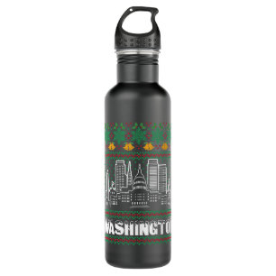 Washington Ugly Christmas 710 Ml Water Bottle
