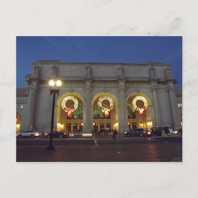 Washington Union Station, Washington D.C. Postcard (Front)