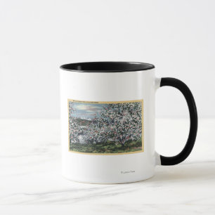 Washington - View of Apple Trees in Blossom Mug