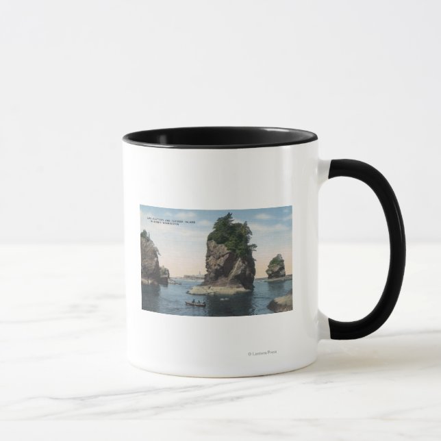 Washington - View of Cape Flattery & Tatoosh Mug (Right)