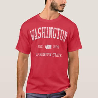 Washington Vintage Sports Design girl gift T-Shirt