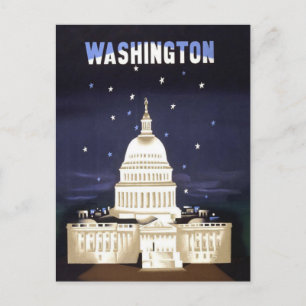 Washington Vintage Travel Postcard