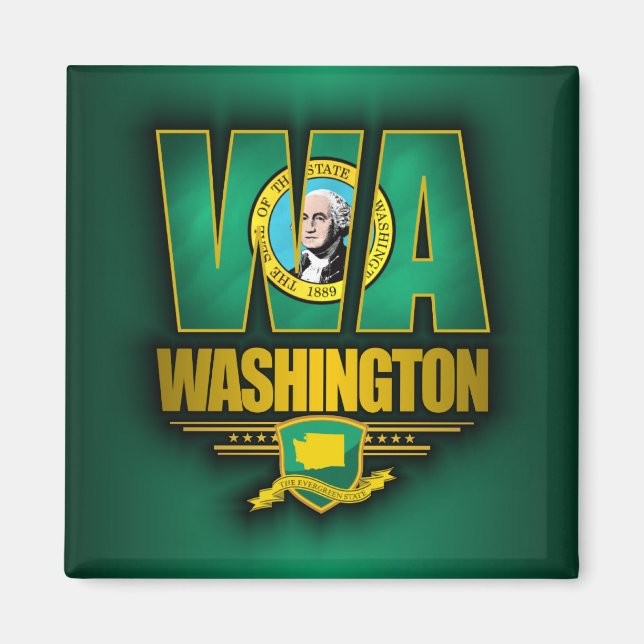 Washington (WA) Magnet (Front)
