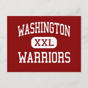 Washington - Warriors - High - Cedar Rapids Iowa Postcard