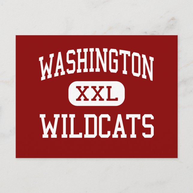 Washington - Wildcats - High - Kansas City Kansas Postcard (Front)