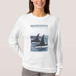 WashingtonOrca Fins T-Shirt
