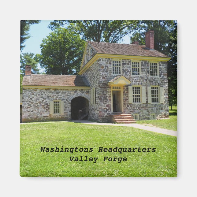 Washingtons Headquarters in Valley Forge Magnet (Front)
