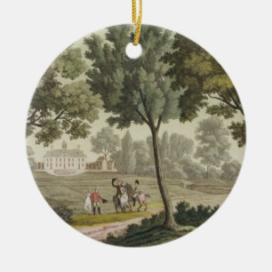 Washington's house at Mount Vernon, from 'Le Costu Ceramic Tree Decoration