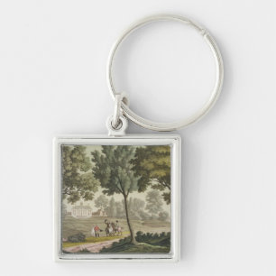 Washington's house at Mount Vernon, from 'Le Costu Key Ring