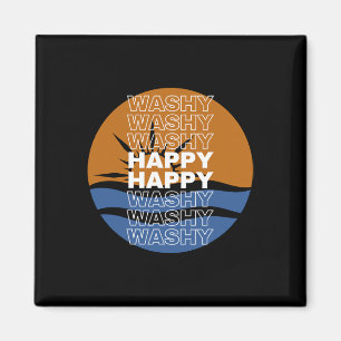 Washy Washy Funny Ship Washy Washy Cruise 4 Magnet