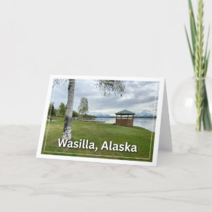 Wasilla Alaska Blank Greeting Card