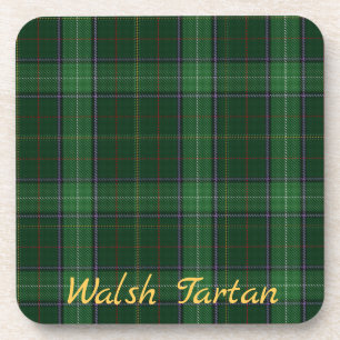 Waslsh Tartan Coasters Wedding Gift Set of 6