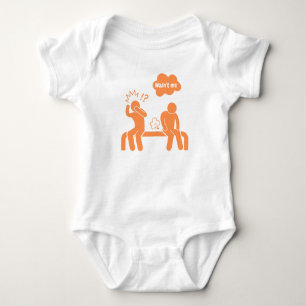 wasn't me, i don't fart baby bodysuit