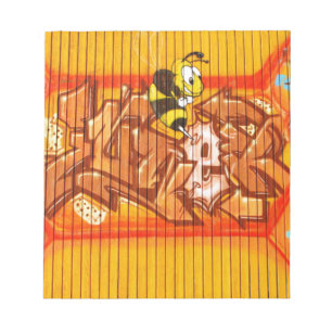 Wasp Graffiti Wall Notepad