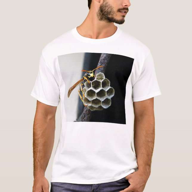 Wasp Nest and Worker T-Shirt (Front)