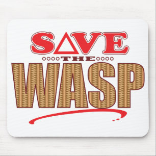 Wasp Save Mouse Pad