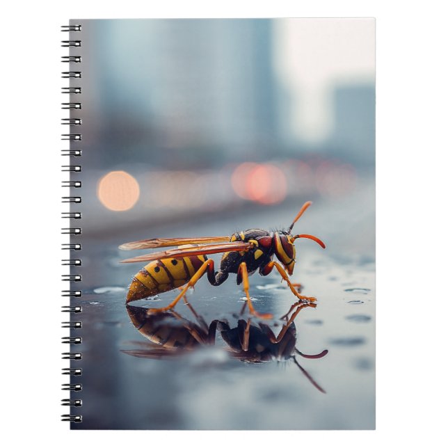 Wasp Urban Reflection Notebook (Front)
