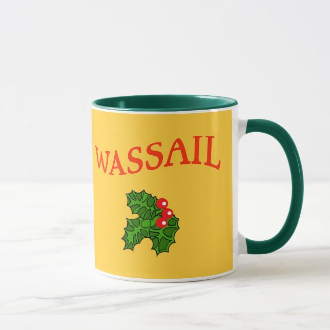 Wassail Mug for Eggnog or Hot Chocolate (Right)