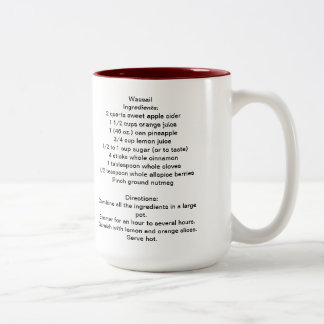 Wassail Recipe Mug