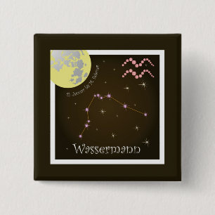 Wassermann 21. Januar bis 18. Februar Buttons