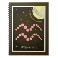 Wassermann 21. Januar bis 18. Februar Notizheft