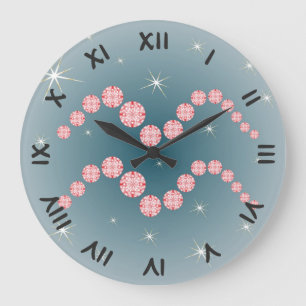 Wassermann 21. Januar bis 18. Februar Uhr Large Clock