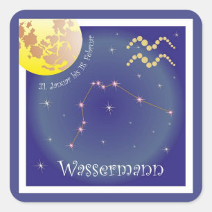 Wassermann 21 January to 18 February sticker