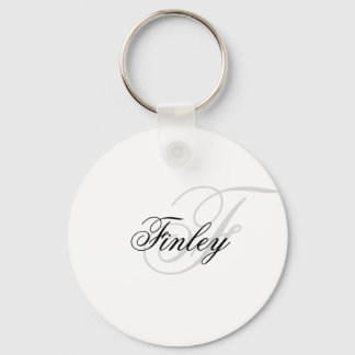 Wassermarke Minimalist Monogram Script Key Ring