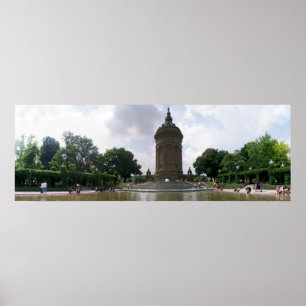 Wassertraum Mannheim, Germany Poster