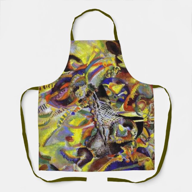 Wassily Kandinsky Abstract Artwork Apron (Front)