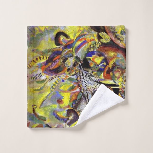Wassily Kandinsky Abstract Artwork Wash Cloth (Wash Cloth)
